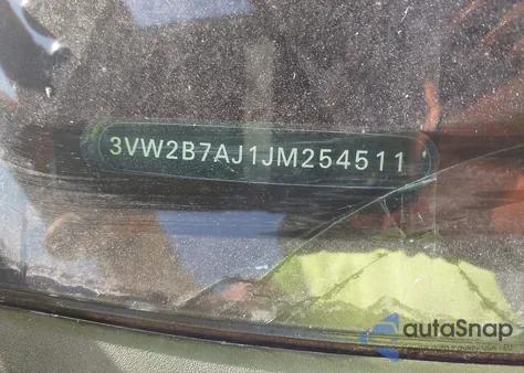 2018 Volkswagen Jetta S из США, поврежденный, VIN 3VW2B7AJ1JM254511